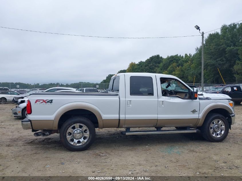 2013 Ford F-250 Lariat VIN: 1FT7W2BTXDEB49296 Lot: 40263550