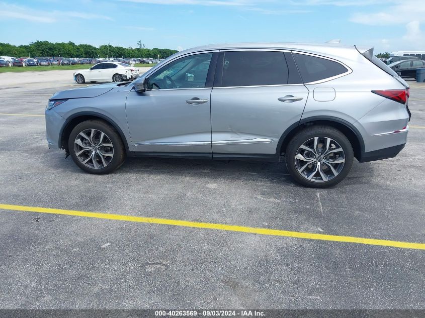 2023 Acura Mdx Technology Package VIN: 5J8YD9H49PL007848 Lot: 40263569