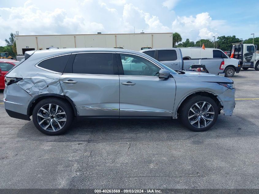 2023 Acura Mdx Technology Package VIN: 5J8YD9H49PL007848 Lot: 40263569
