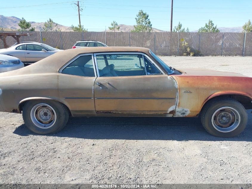 1972 Chevrolet Nova VIN: 1X27H2L108758 Lot: 40263576