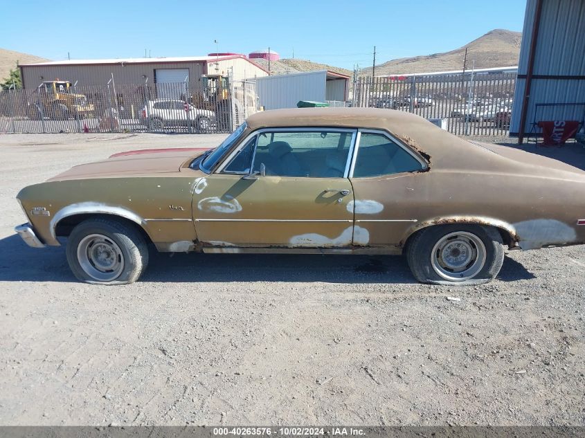 1972 Chevrolet Nova VIN: 1X27H2L108758 Lot: 40263576