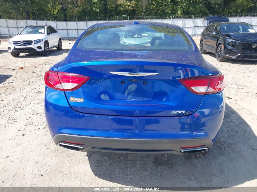 2016 Chrysler 200 S VIN: 1C3CCCBB5GN173356 Lot: 40263629