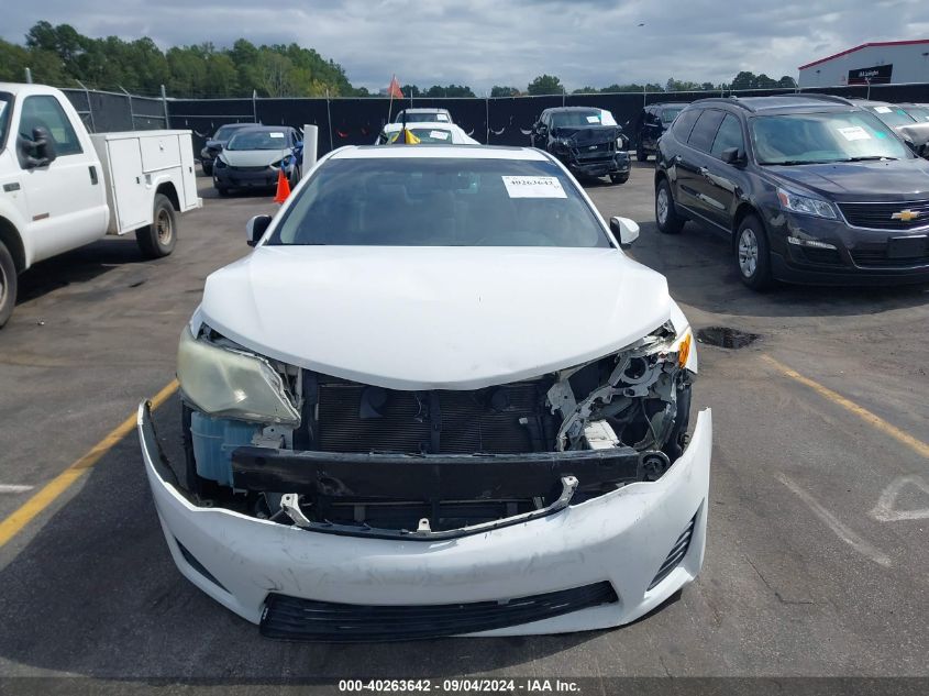 2012 Toyota Camry Le VIN: 4T1BF1FK5CU512626 Lot: 40263642