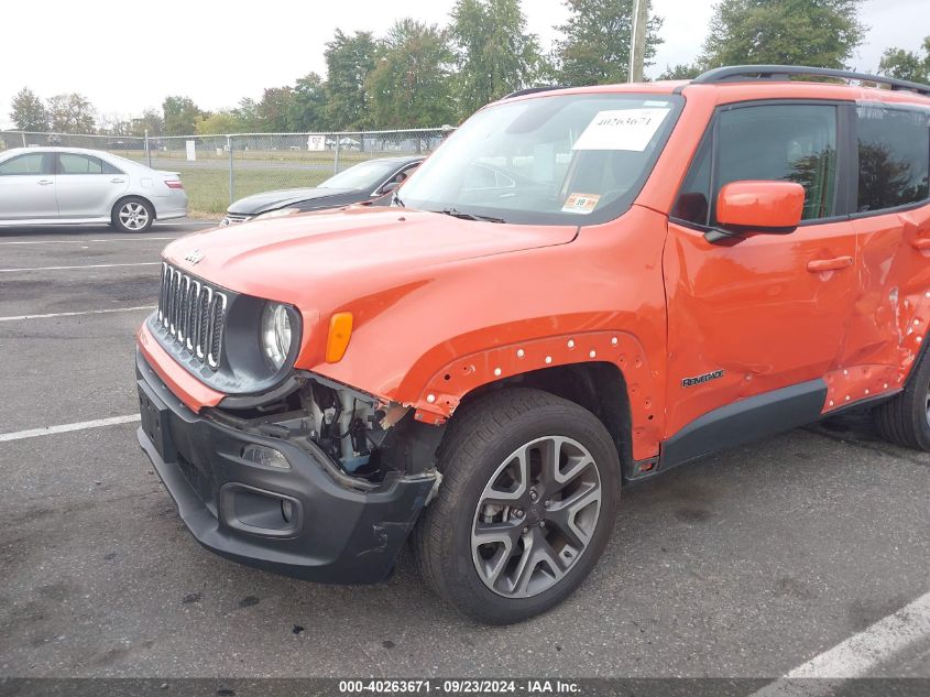 2017 Jeep Renegade Latitude 4X4 VIN: ZACCJBBB1HPG09544 Lot: 40263671