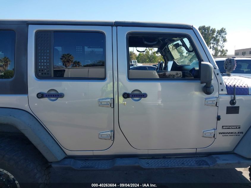 2014 Jeep Wrangler Unlimited Sport VIN: 1C4BJWDGXEL325292 Lot: 40263684