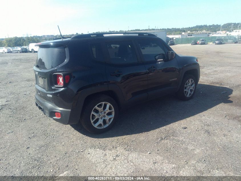 2018 Jeep Renegade Latitude 4X4 VIN: ZACCJBBB0JPH11147 Lot: 40263711