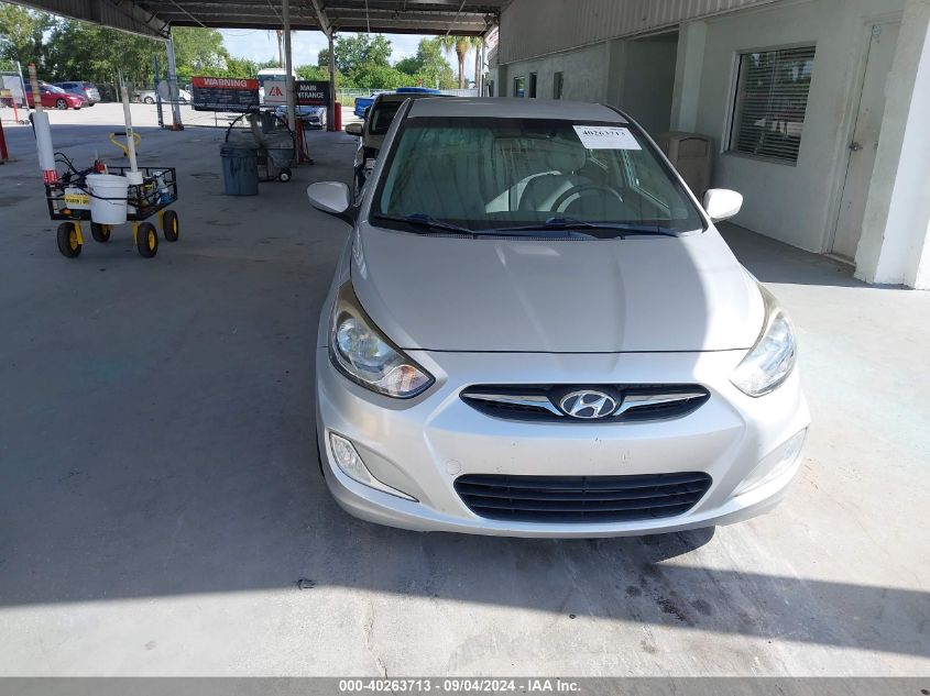 2013 Hyundai Accent Gls/Se VIN: KMHCU4AE9DU420689 Lot: 40351556