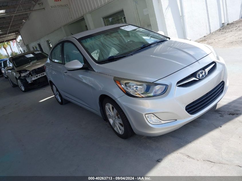 2013 Hyundai Accent Gls/Se VIN: KMHCU4AE9DU420689 Lot: 40351556