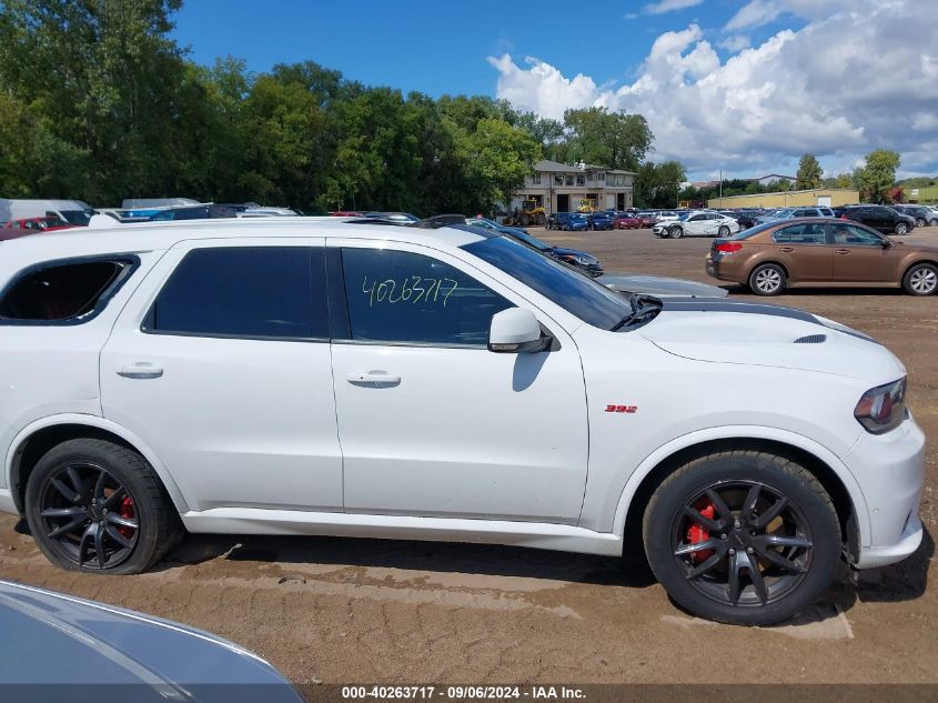 2018 Dodge Durango Srt VIN: 1C4SDJGJ2JC201688 Lot: 40263717