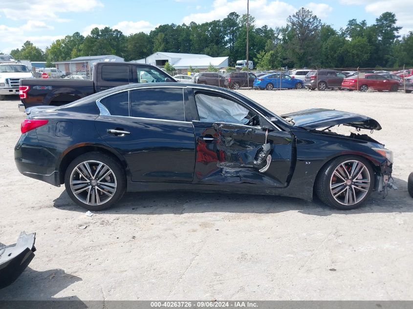 2014 Infiniti Q50 Sport VIN: JN1BV7AR2EM685007 Lot: 40263726