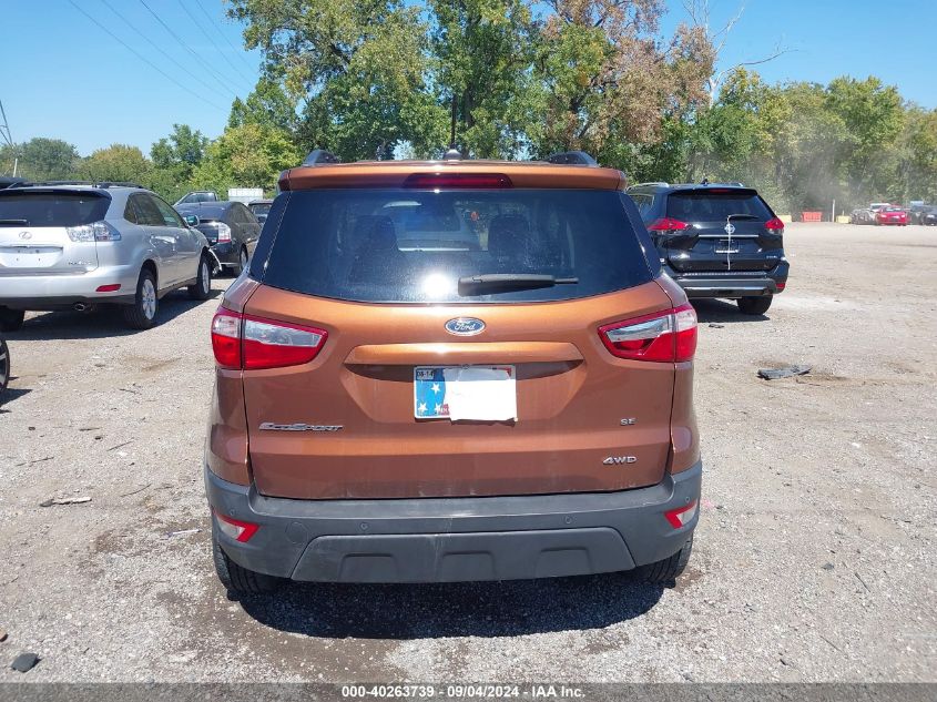 2018 Ford Ecosport Se VIN: MAJ6P1UL1JC215845 Lot: 40263739