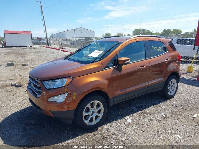 2018 FORD ECOSPORT SE - MAJ6P1UL1JC215845