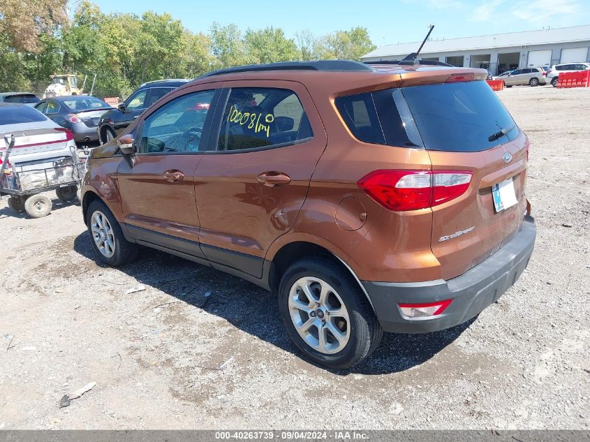 2018 FORD ECOSPORT SE - MAJ6P1UL1JC215845