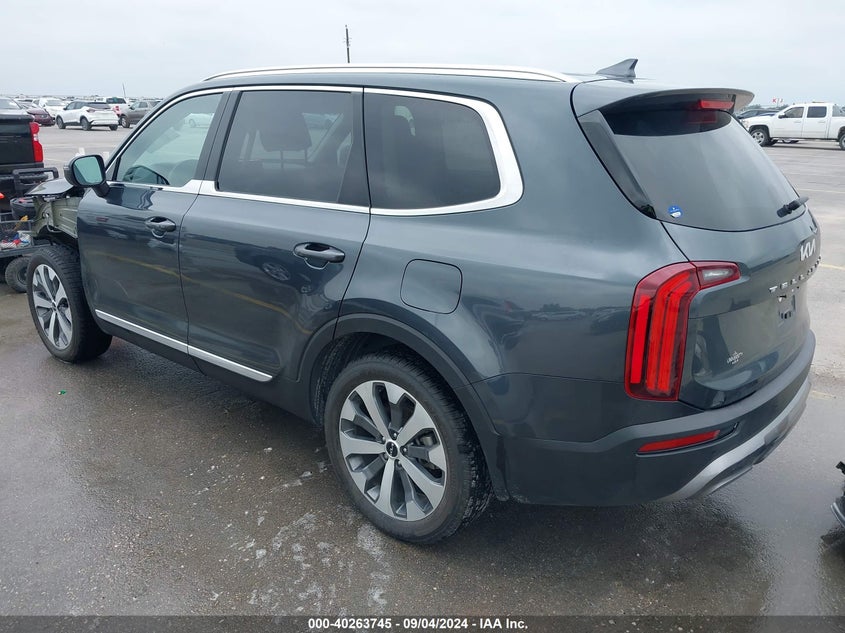 2022 KIA TELLURIDE 3.8L V-6 DI, DOHC, V(VIN: 5XYP34HC4NG319463