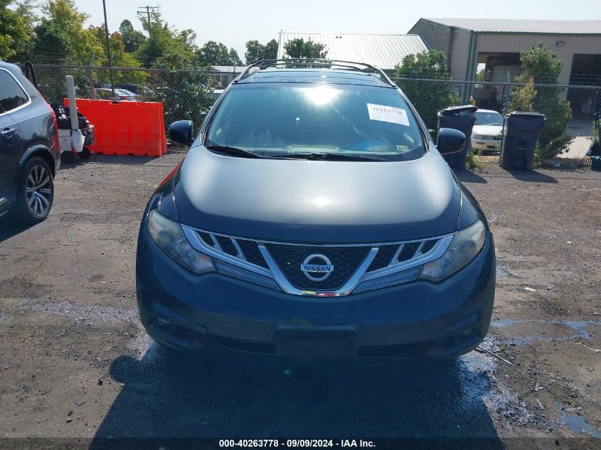 2012 Nissan Murano Sv VIN: JN8AZ1MW3CW212458 Lot: 40263778