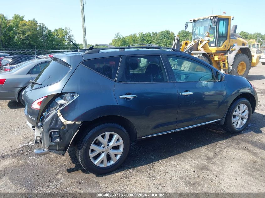 2012 Nissan Murano Sv VIN: JN8AZ1MW3CW212458 Lot: 40263778