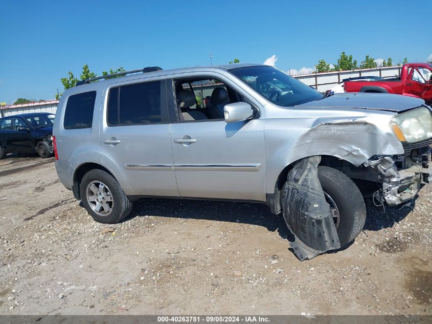 2011 Honda Pilot Touring VIN: 5FNYF3H96BB055448 Lot: 40263781