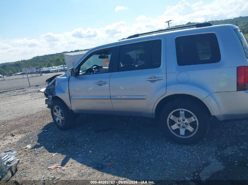 2011 Honda Pilot Touring VIN: 5FNYF3H96BB055448 Lot: 40263781