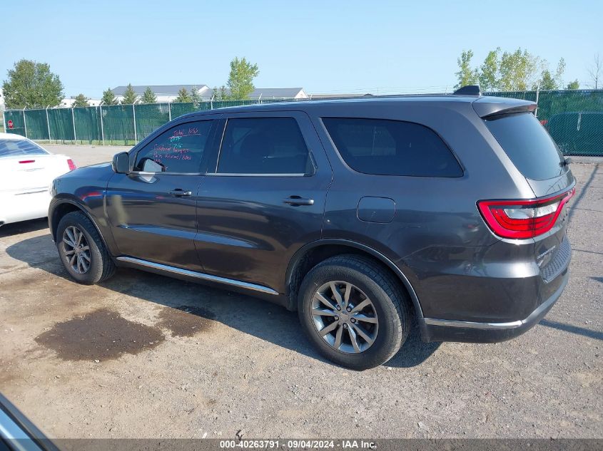 2018 Dodge Durango Sxt VIN: 1C4RDJAG2JC176268 Lot: 40263791