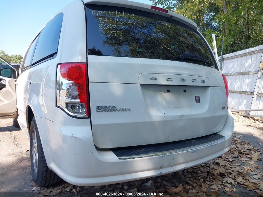 2012 Dodge Grand Caravan Sxt VIN: 2C4RDGCG4CR373355 Lot: 40263824