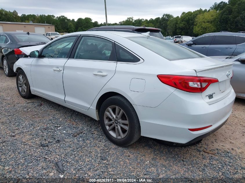 2016 Hyundai Sonata Se VIN: 5NPE24AF1GH339177 Lot: 40263913