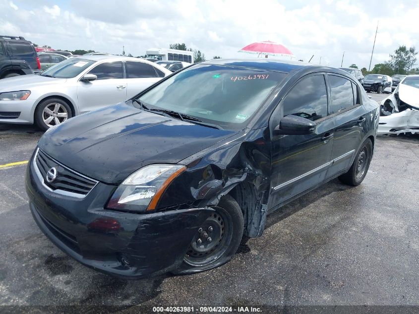 2011 Nissan Sentra 2.0/2.0S/Sr/2.0Sl VIN: 3N1AB6AP2BL724214 Lot: 40263981