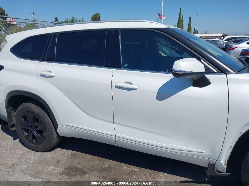 2022 Toyota Highlander Hybrid Xle VIN: 5TDHBRCH1NS553120 Lot: 40264003