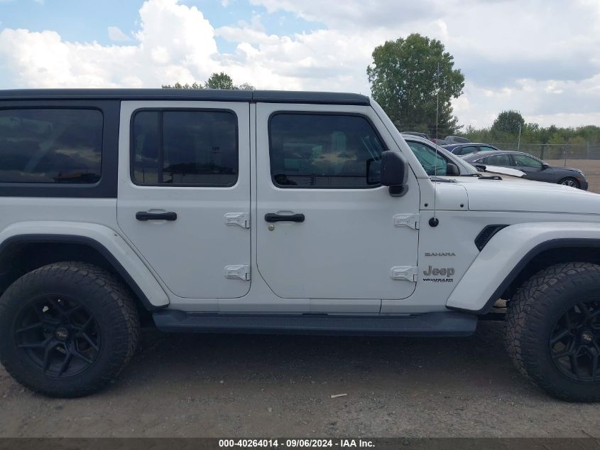 2020 Jeep Wrangler Unlimited Sahara 4X4 VIN: 1C4HJXEN4LW220353 Lot: 40264014