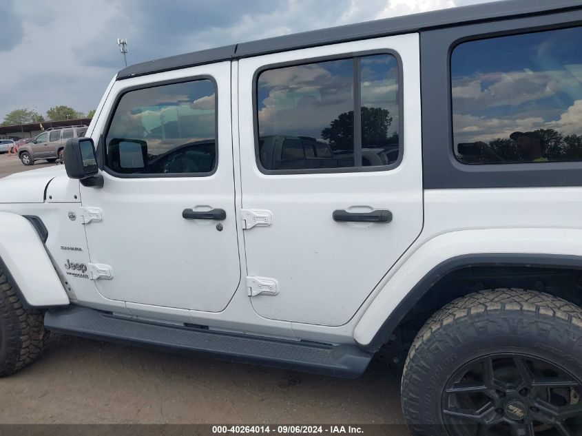 2020 Jeep Wrangler Unlimited Sahara 4X4 VIN: 1C4HJXEN4LW220353 Lot: 40264014