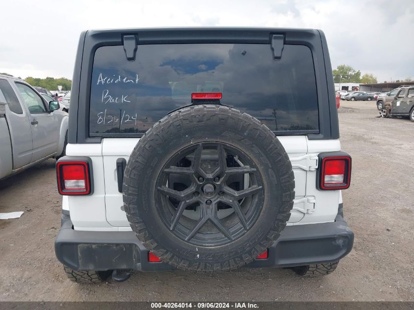 2020 Jeep Wrangler Unlimited Sahara 4X4 VIN: 1C4HJXEN4LW220353 Lot: 40264014