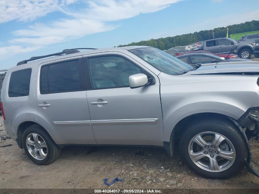 2012 Honda Pilot Ex-L VIN: 5FNYF3H51CB004146 Lot: 40264017