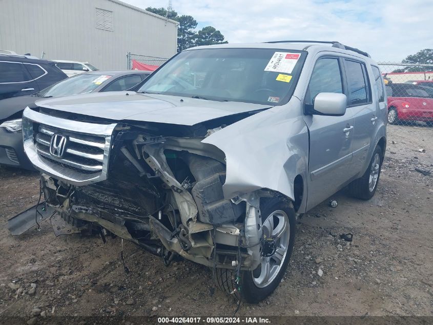 2012 Honda Pilot Ex-L VIN: 5FNYF3H51CB004146 Lot: 40264017