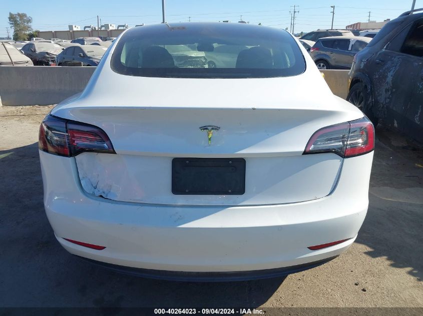 2021 Tesla Model 3 VIN: 5YJ3E1EA6MF076061 Lot: 40264023