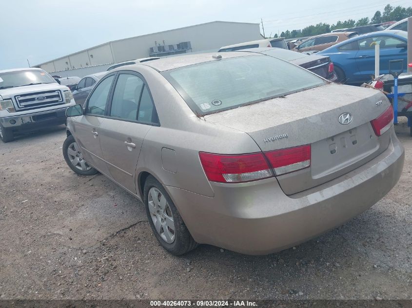 2007 Hyundai Sonata Gls VIN: 5NPET46C87H296114 Lot: 40264073