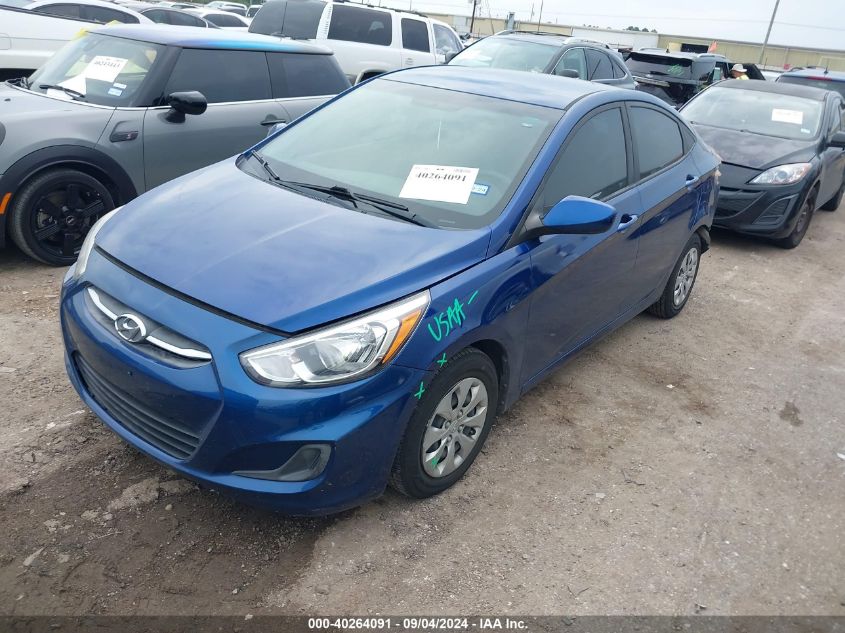 2016 Hyundai Accent Se VIN: KMHCT4AE8GU140981 Lot: 40264091