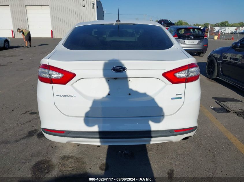 2016 Ford Fusion Se VIN: 3FA6P0HD3GR226417 Lot: 40264117