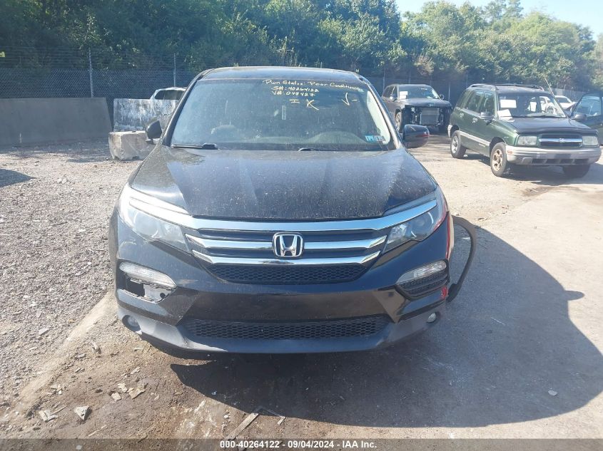 2016 Honda Pilot Exl VIN: 5FNYF6H5XGB048427 Lot: 40264122