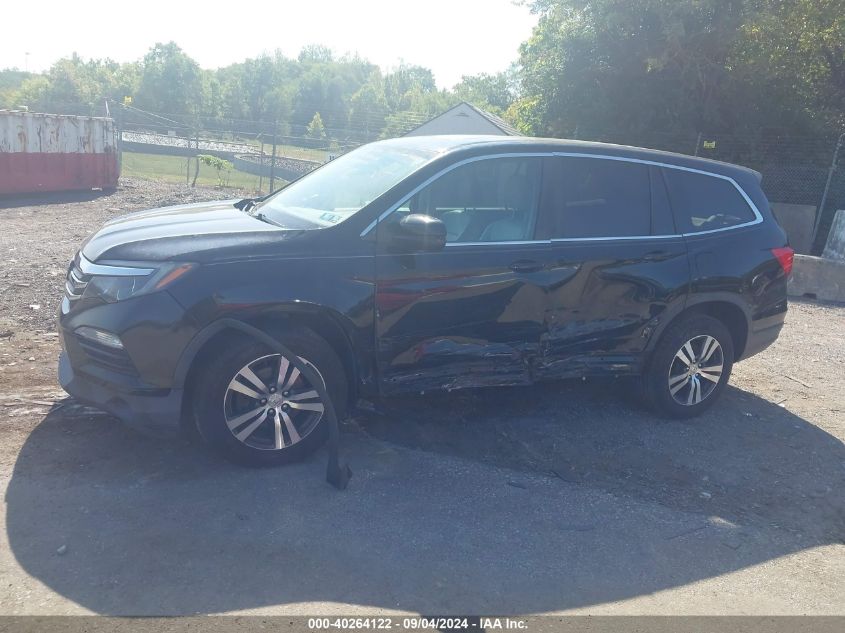 2016 Honda Pilot Exl VIN: 5FNYF6H5XGB048427 Lot: 40264122