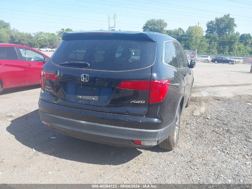 2016 Honda Pilot Exl VIN: 5FNYF6H5XGB048427 Lot: 40264122