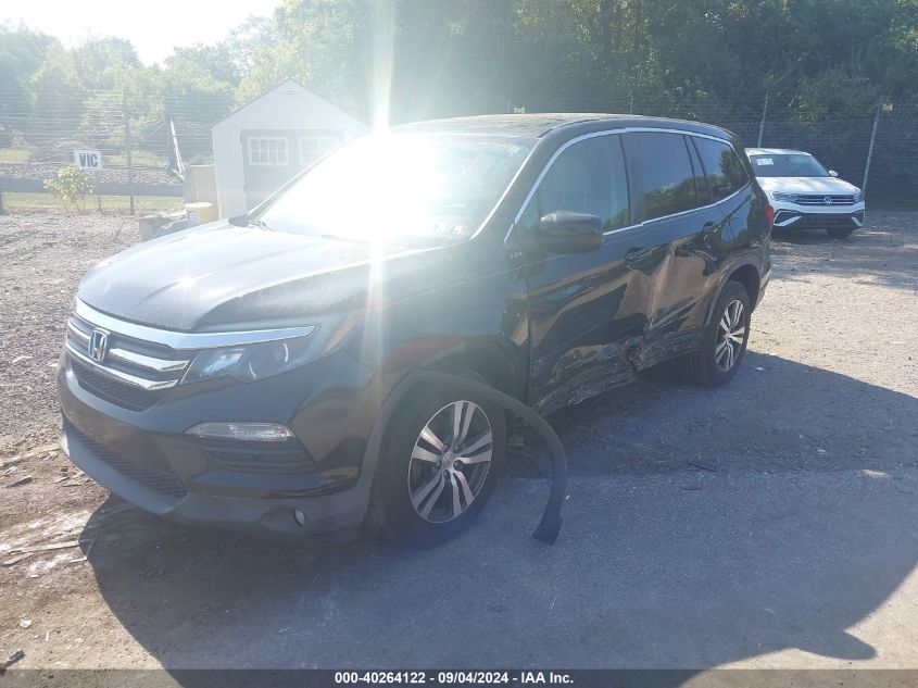 2016 Honda Pilot Exl VIN: 5FNYF6H5XGB048427 Lot: 40264122