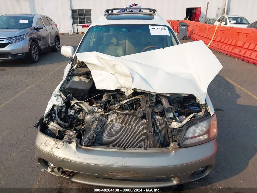 2001 Subaru Outback H6-3.0 VIN: 4S3BH806317639986 Lot: 40264138