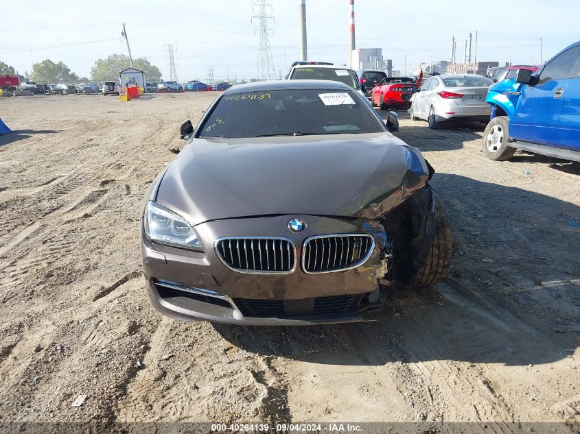 2015 BMW 650 Xi Gran Coupe VIN: WBA6B4C56FD761049 Lot: 40264139