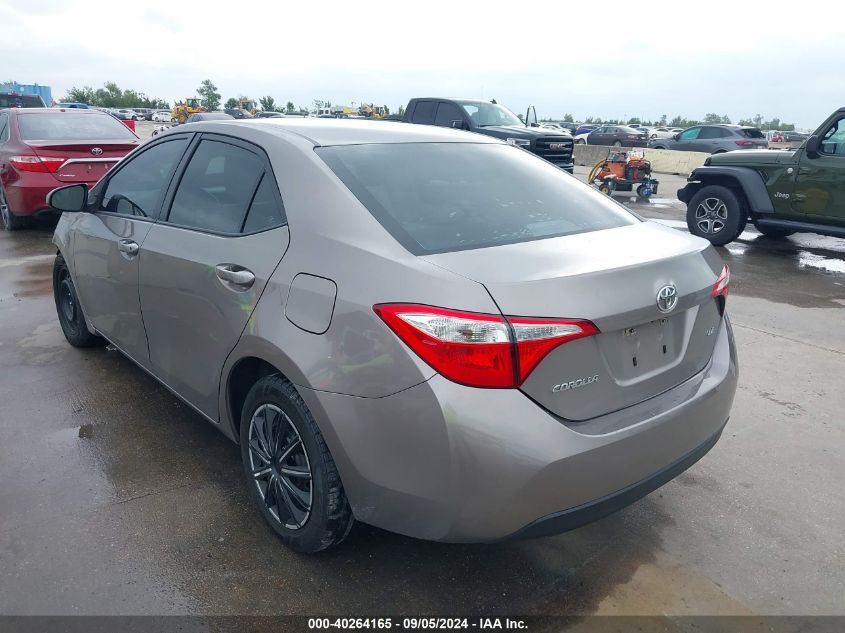 2016 Toyota Corolla Le VIN: 5YFBURHE7GP374154 Lot: 40264165