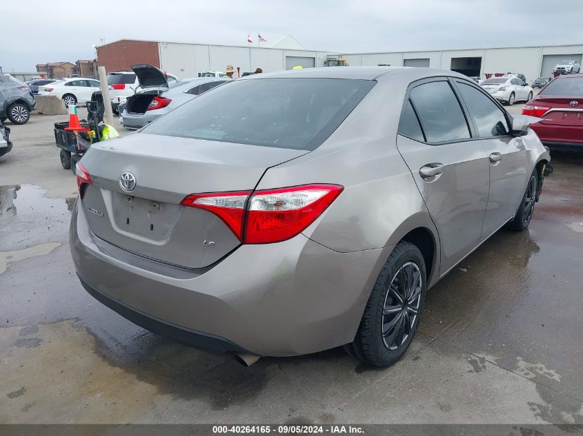 2016 Toyota Corolla Le VIN: 5YFBURHE7GP374154 Lot: 40264165