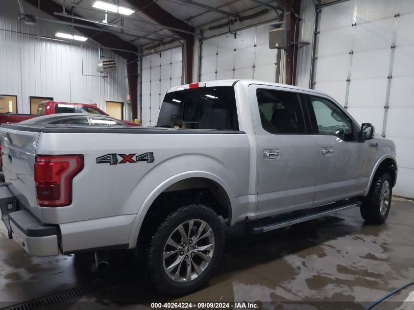 2015 Ford F-150 Lariat VIN: 1FTEW1EG6FKE69672 Lot: 40264224