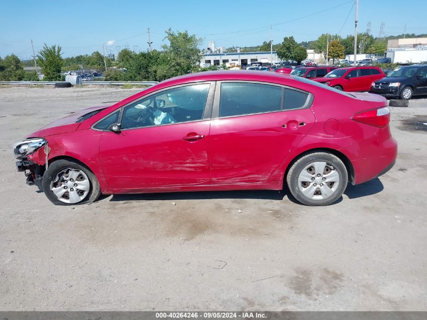 2016 Kia Forte Lx VIN: KNAFK4A69G5610892 Lot: 40264246