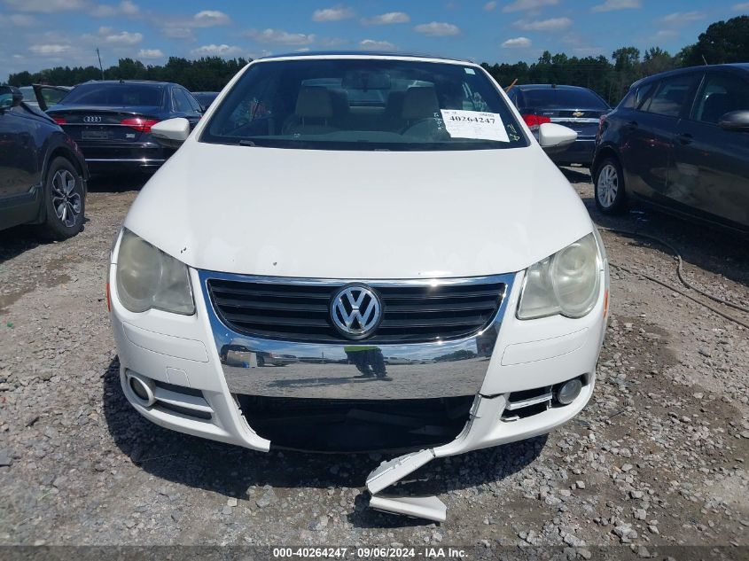 2010 Volkswagen Eos Komfort VIN: WVWBA7AH1AV010964 Lot: 40264247