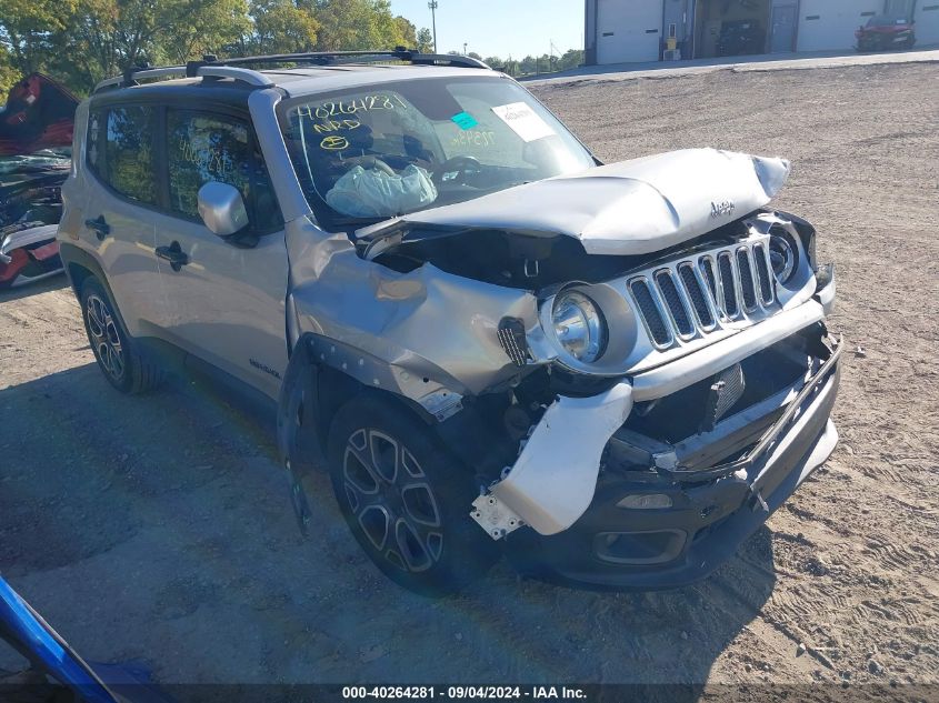 2016 Jeep Renegade Limited VIN: ZACCJADT4GPC74424 Lot: 40264281