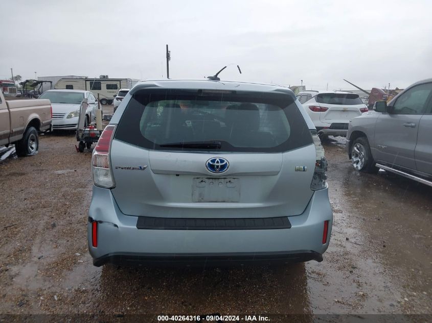 2015 Toyota Prius V VIN: JTDZN3EU3FJ026360 Lot: 40264316