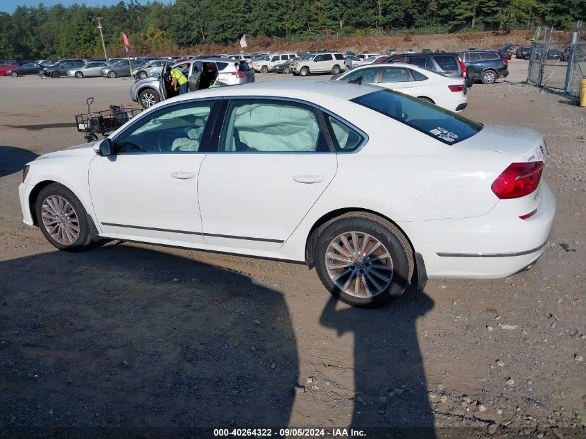 1VWBT7A32GC014165 2016 Volkswagen Passat Se